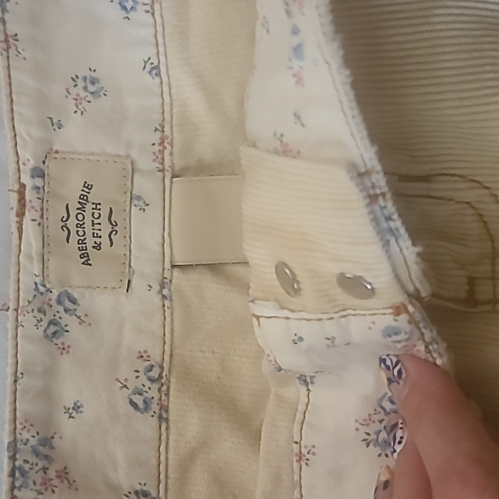 Abercrombie & Fitch Corduroy Mini Skirt